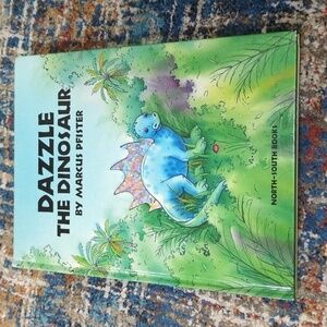 🐢Marcus Pfister Dazzle the Dinosaur Hardcover Book - 1994